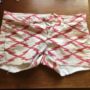 Isabel Marant Etoile beige/red shorts 26/27